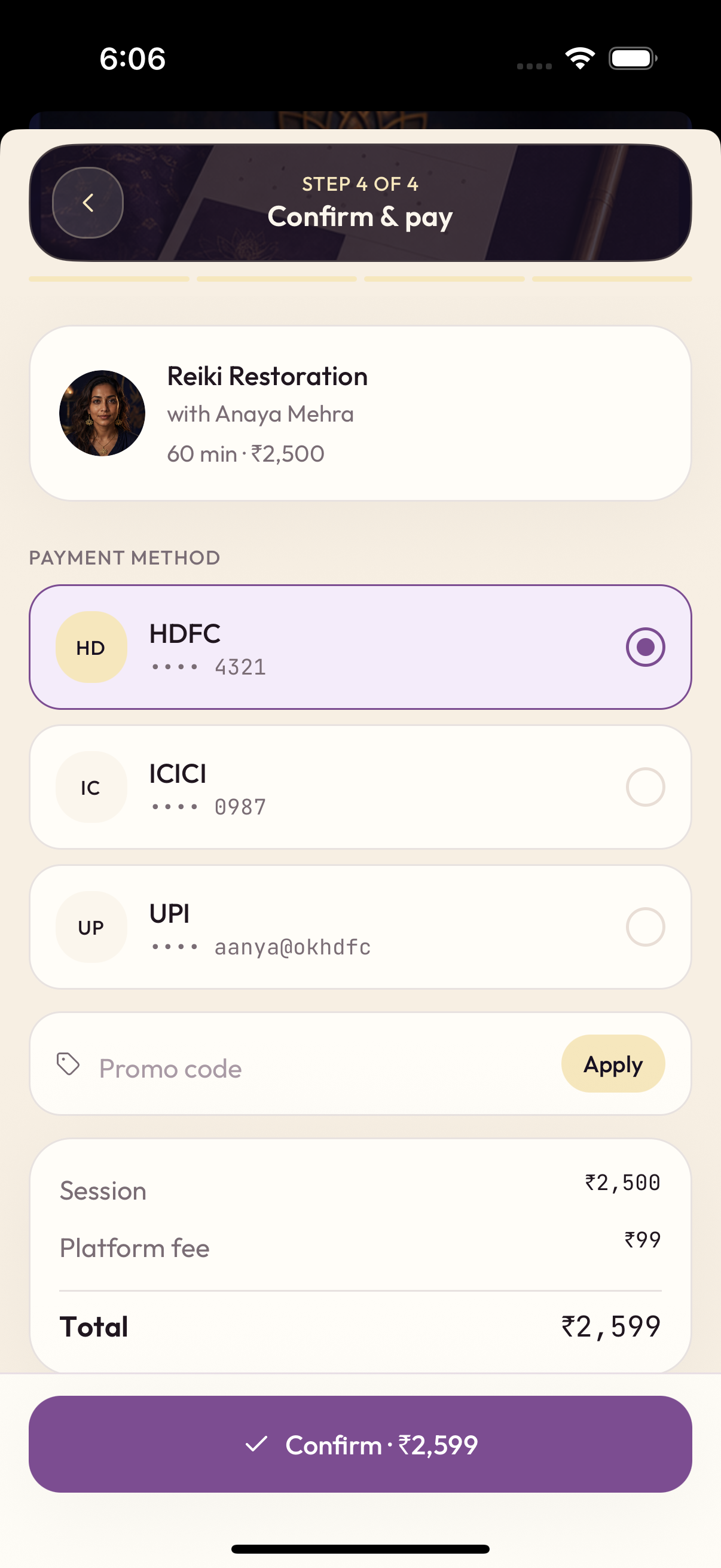 Payment Confirm